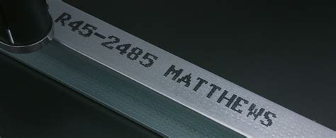 metal fabrication identification press|matthews metal markings.